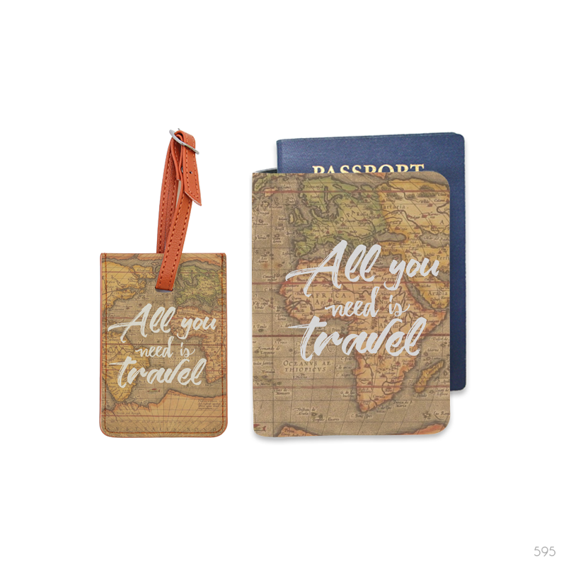Bao hộ chiếu, Thẻ hành lý - All You Need Is Travel - (Wild Soul)