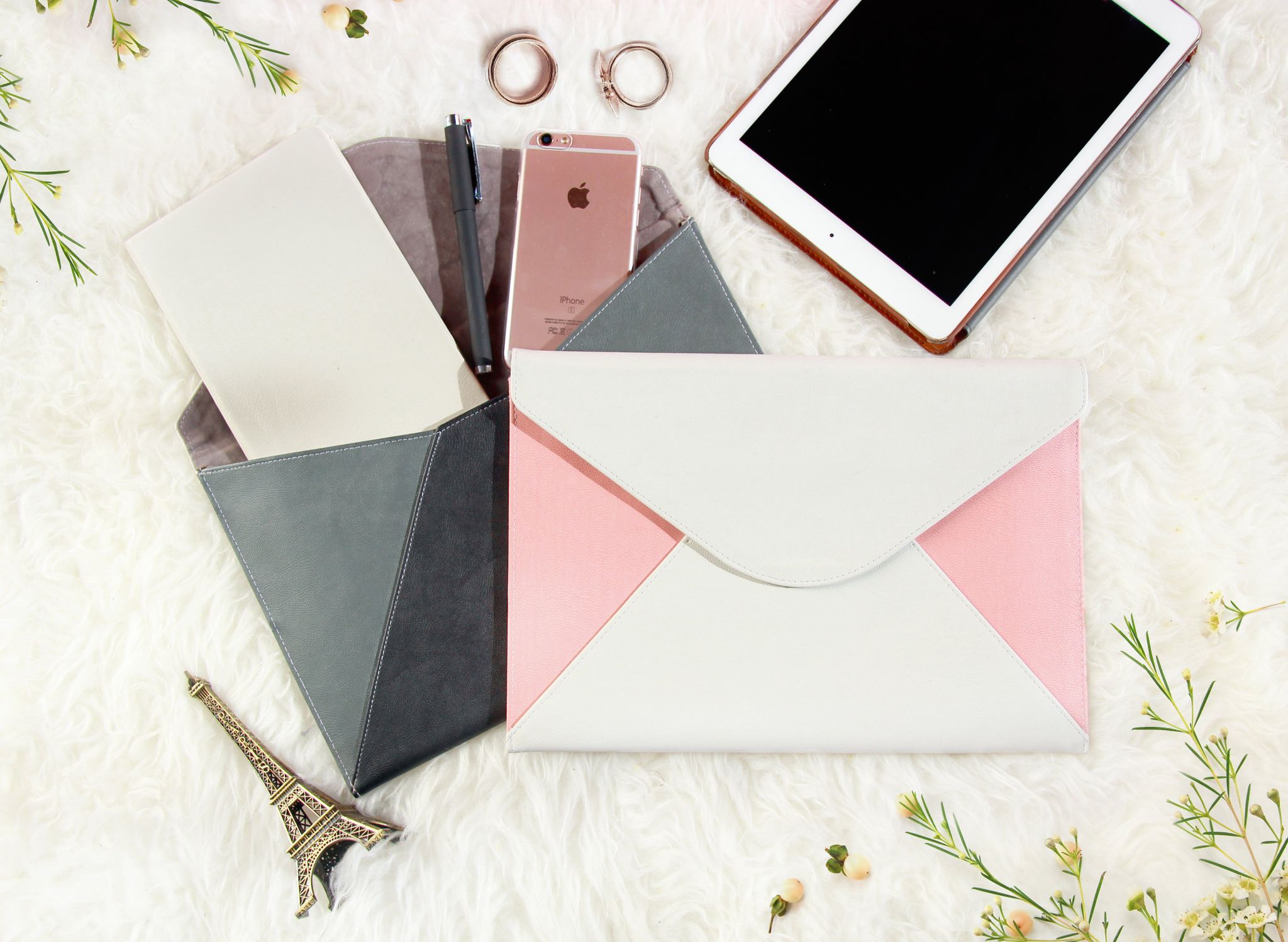 Ví iPad/Macbook Mini Flowers