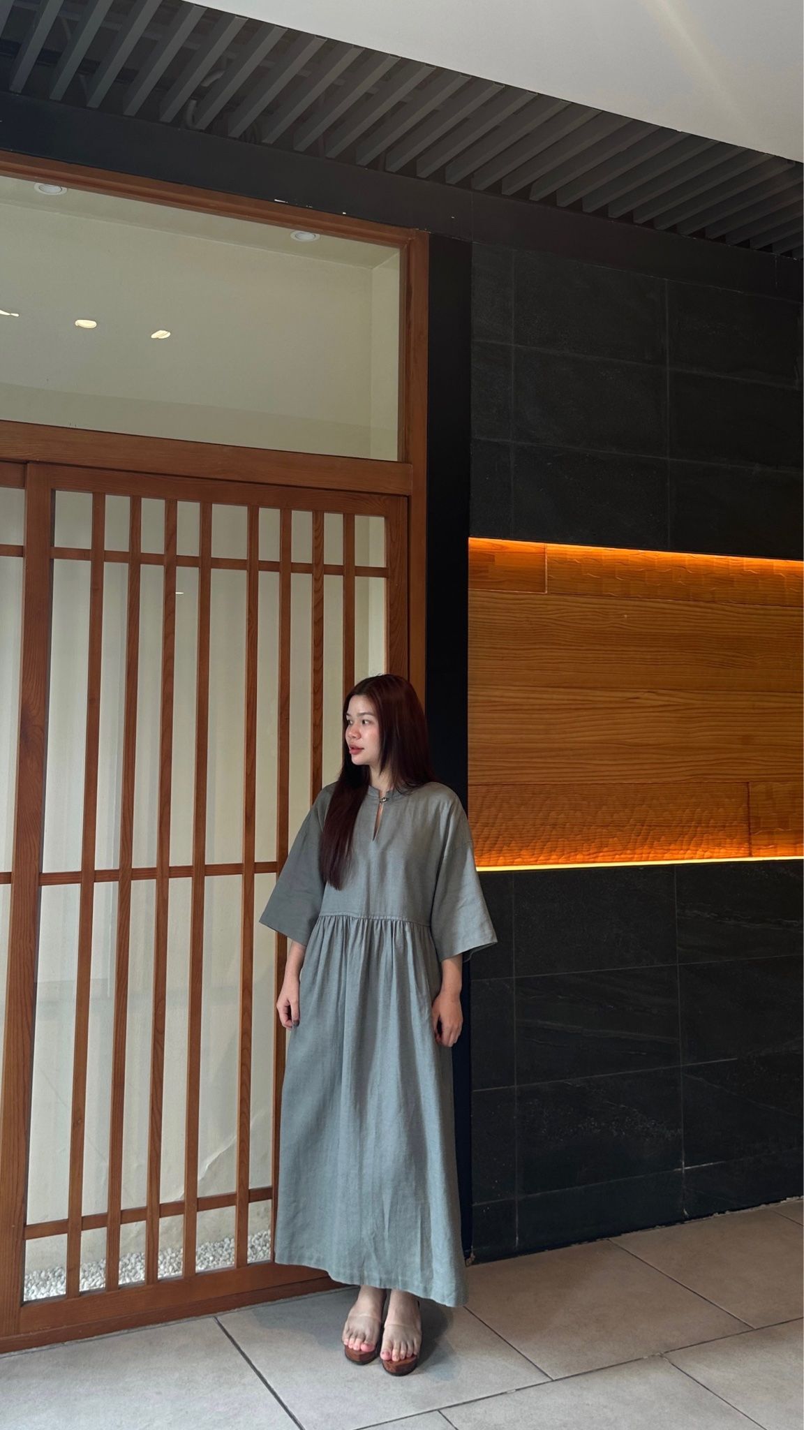 Đầm dài suông