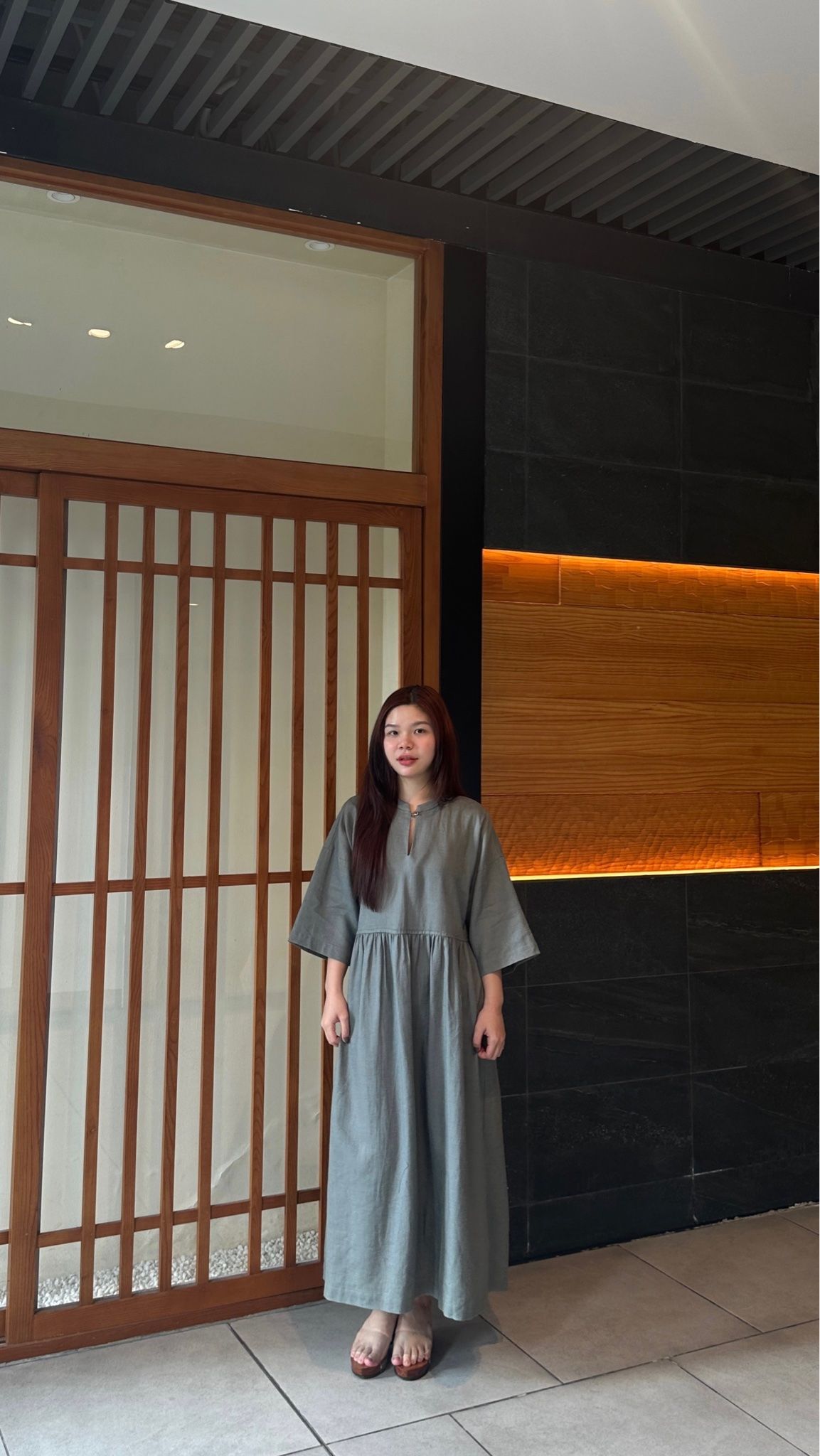 Đầm dài suông