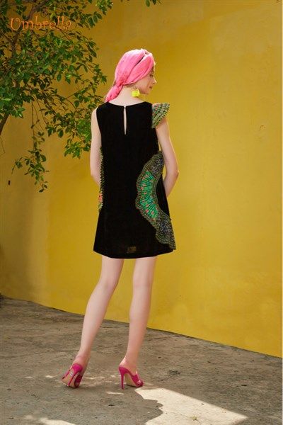 Đầm nhung bèo tròn