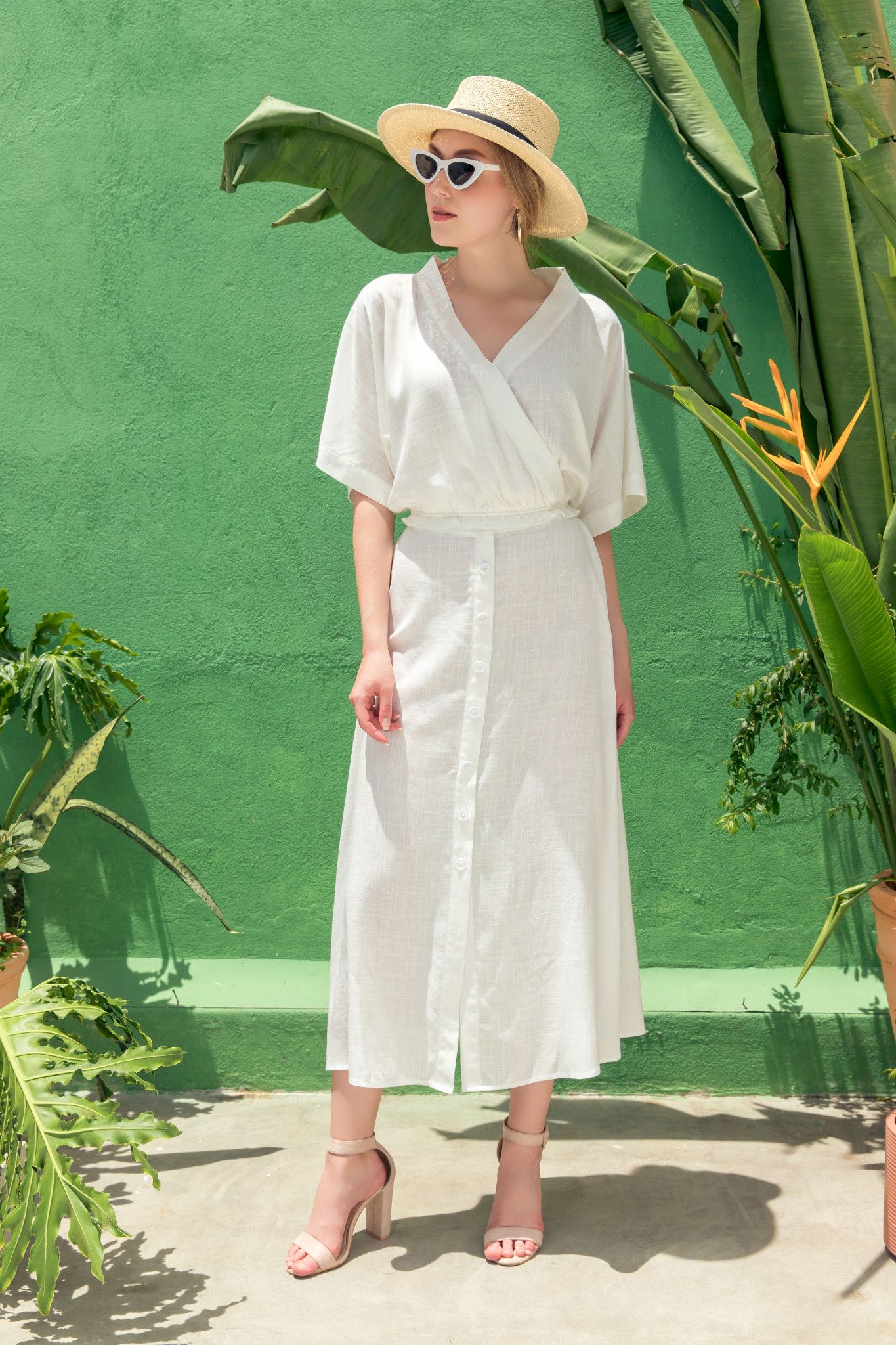 Áo Linen Kimono bo eo