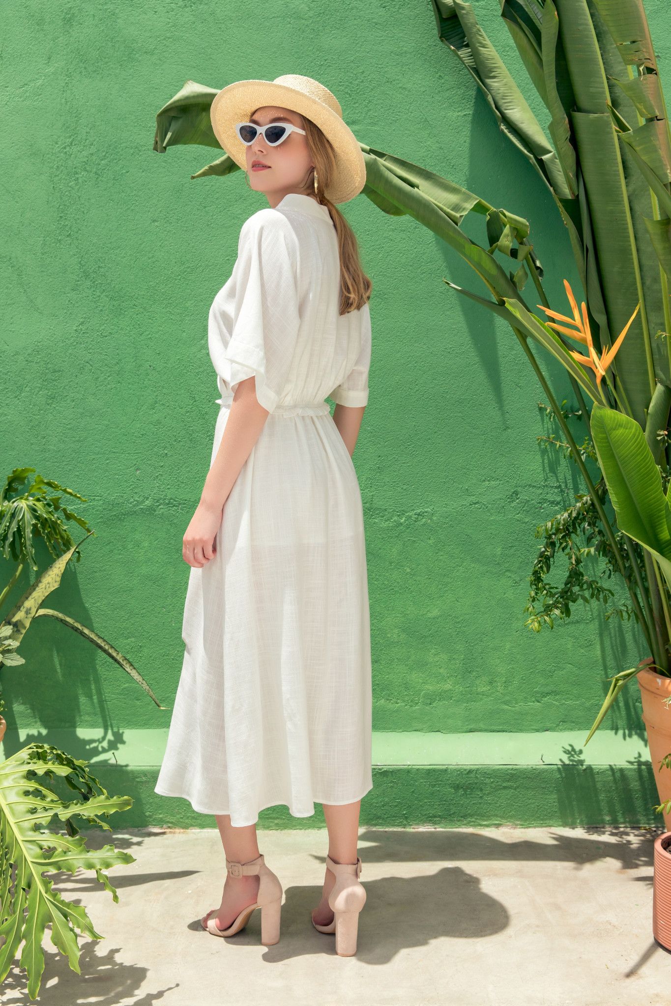 Áo Linen Kimono bo eo