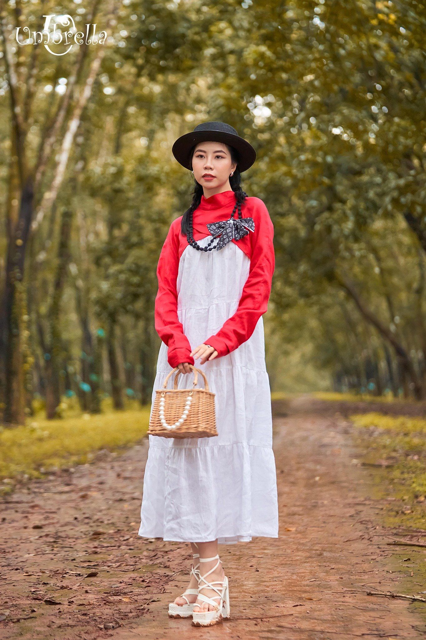 Áo khoác linen đắp chéo