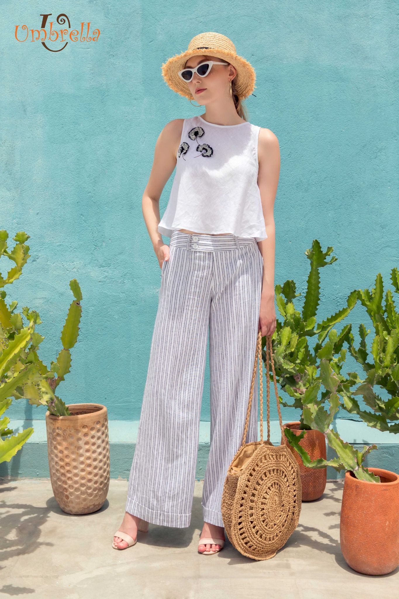 Áo Linen dáng A xéo