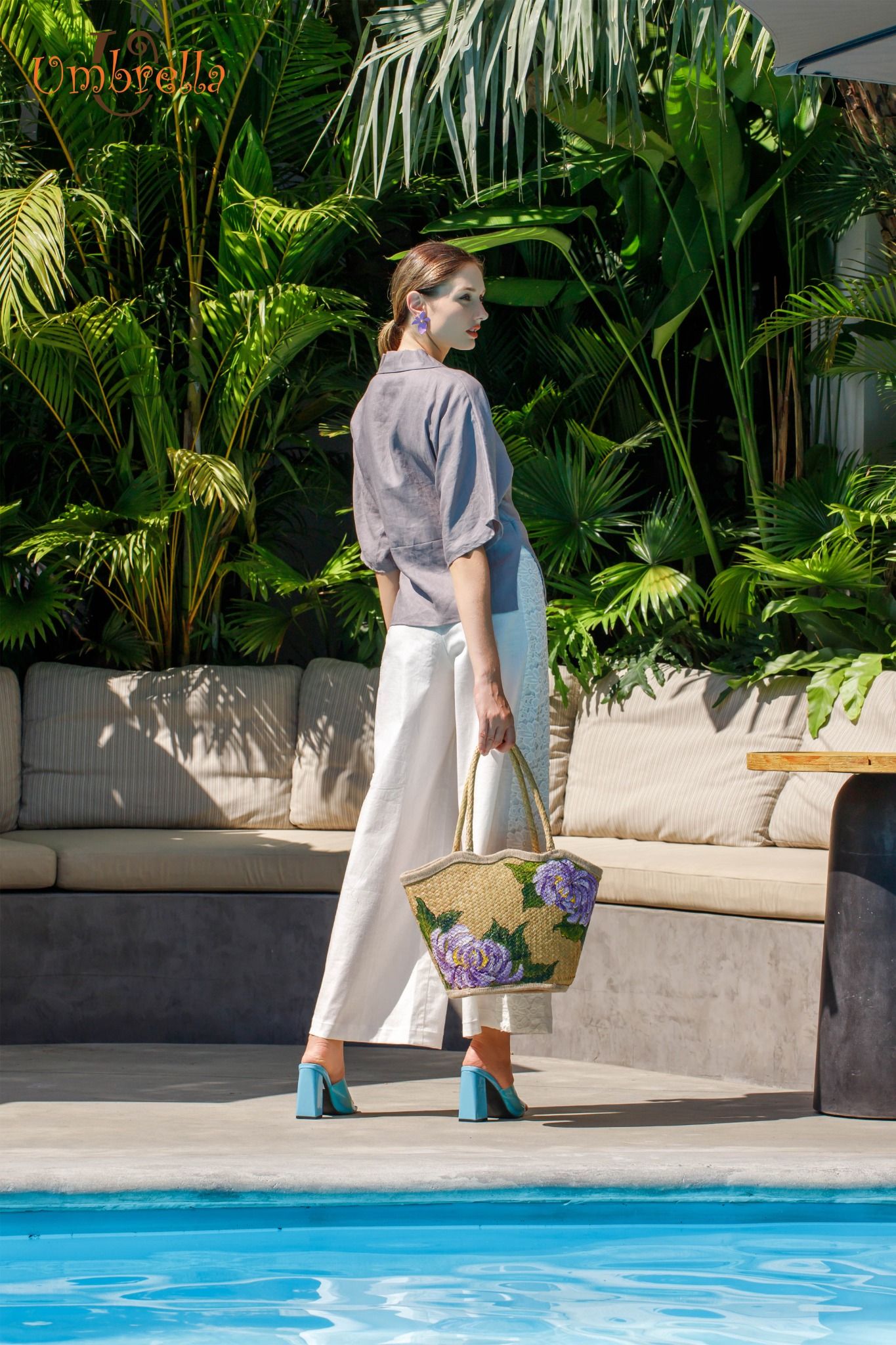 Áo Linen kimono ngắn