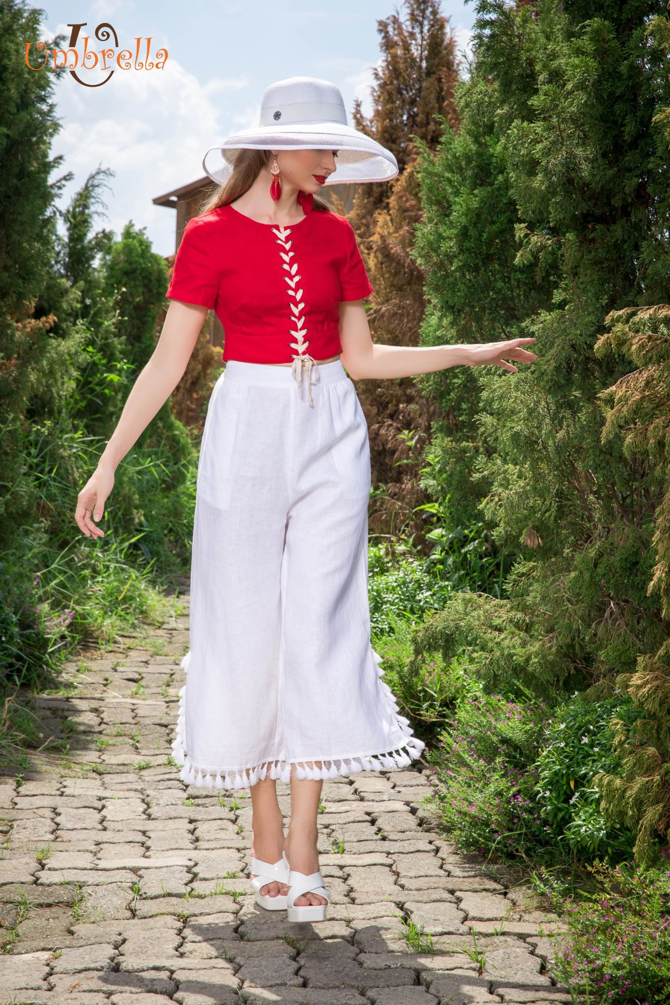 Áo Linen Ziczac trước