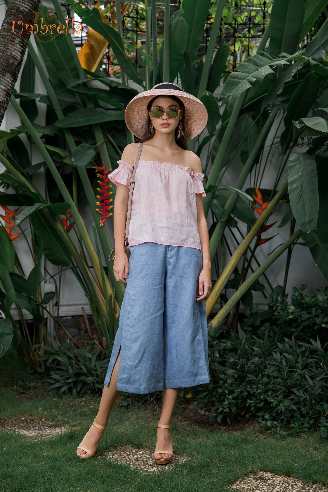 Quần culotte xẻ lai