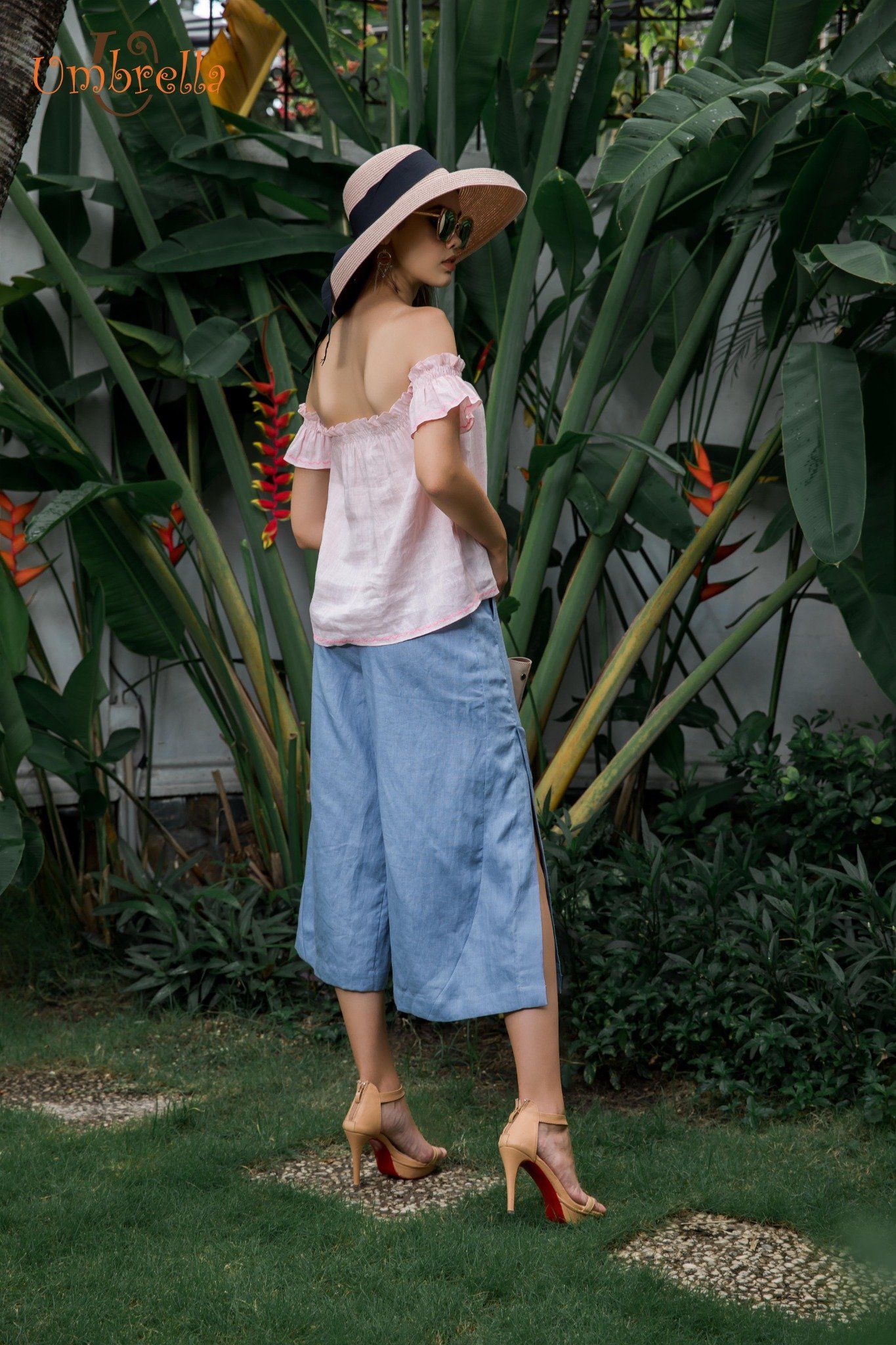 Quần culotte xẻ lai