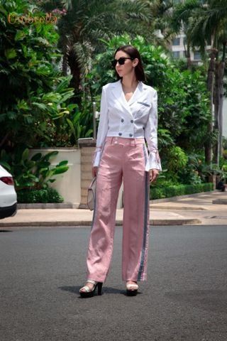 Quần Linen 3 sọc
