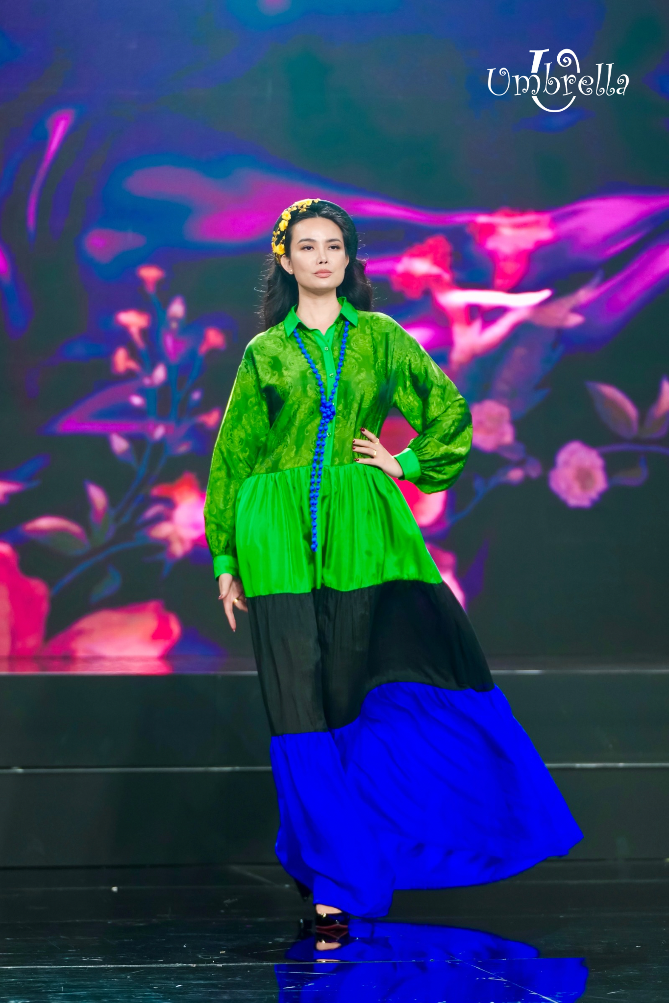 Đầm sơ mi Lụa suông 3 tầng