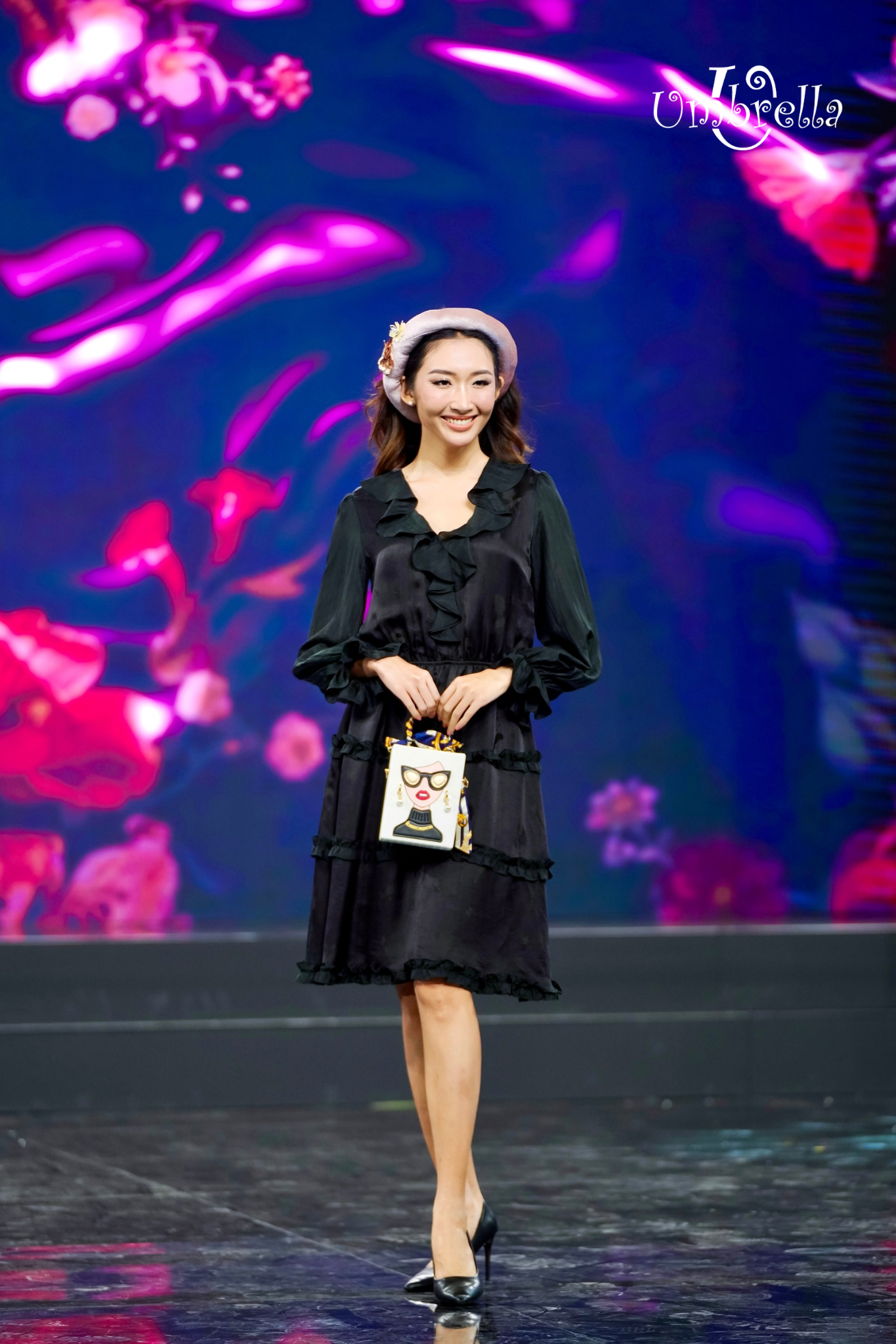 Đầm Lụa bèo cổ tay dài