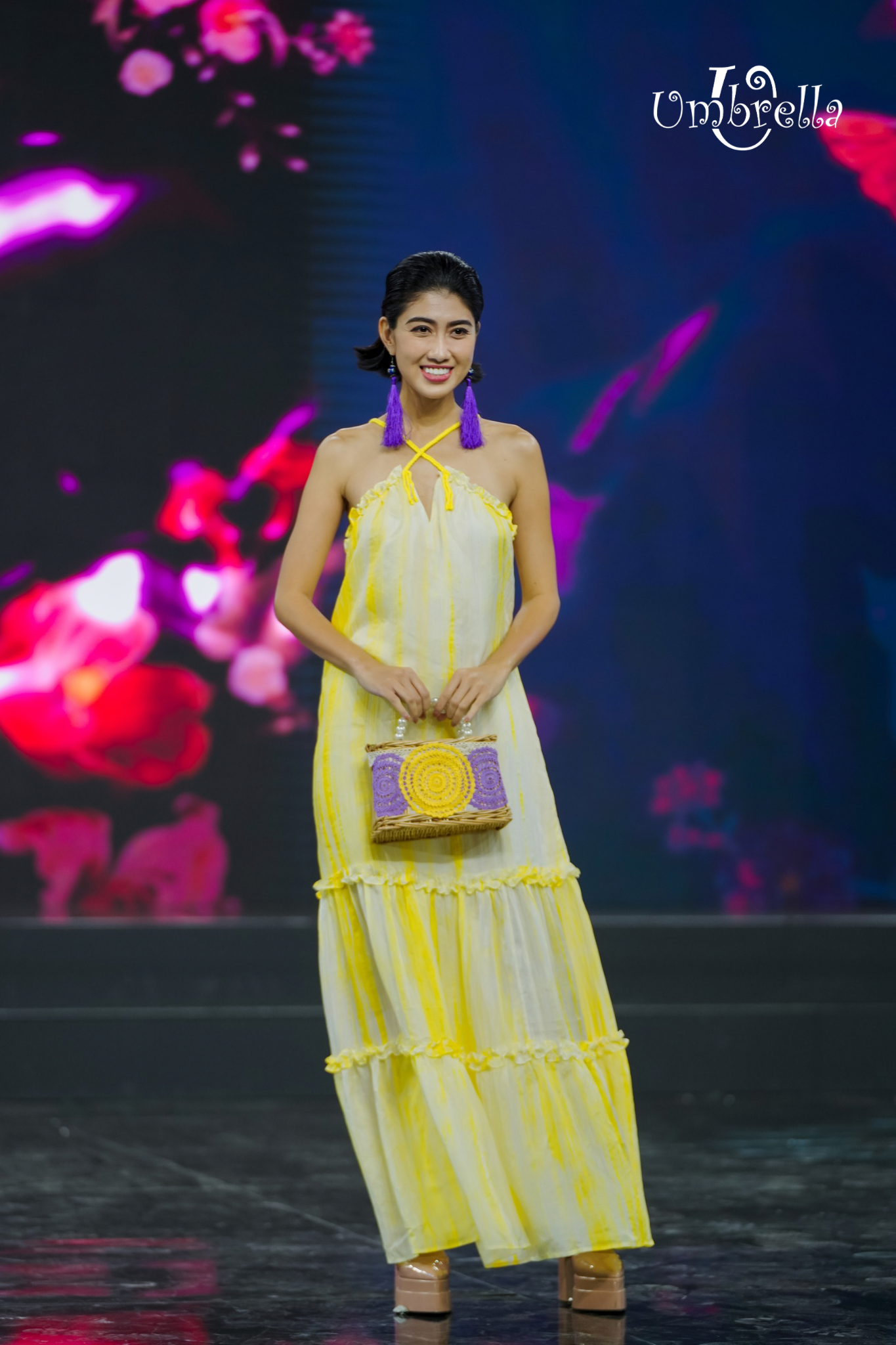 Đầm dài Tơ dây thừng