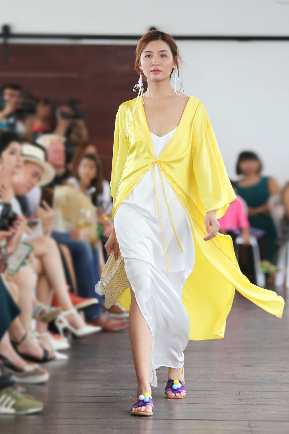 Đầm dài lụa 2 dây