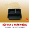 QQ-0026 - Hộp đen 3 ngăn vuông