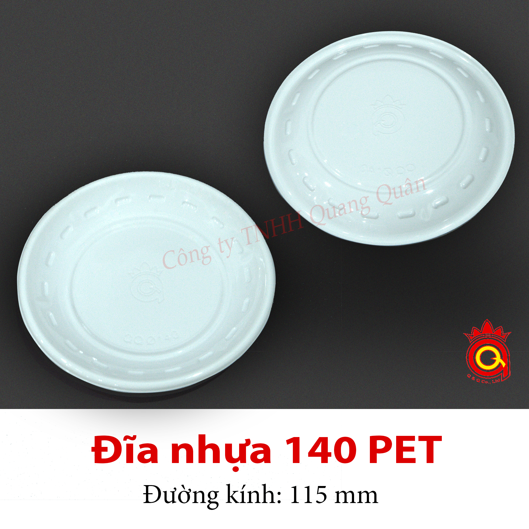 QQ-0035 - Đĩa nhựa 140 (PET)