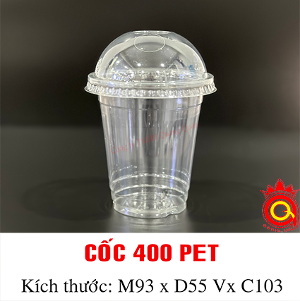 QQ-0077 - Cốc 400 PET