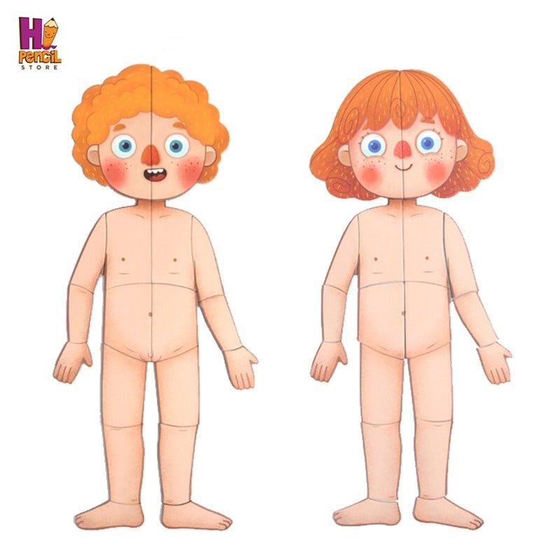 Xếp Hình Cơ Thể Người Nam Châm