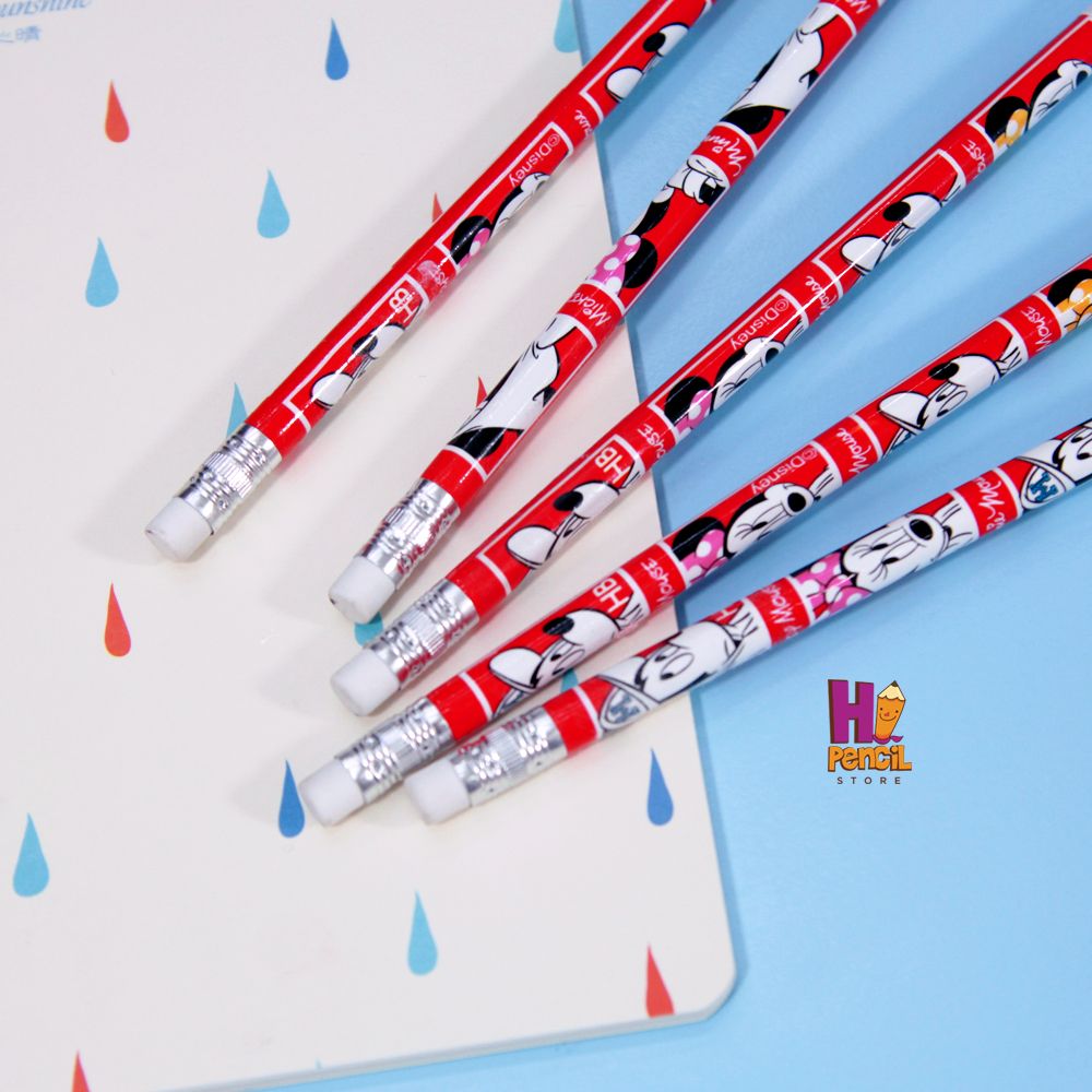 Bút Chì Chuốt Mickey Đỏ