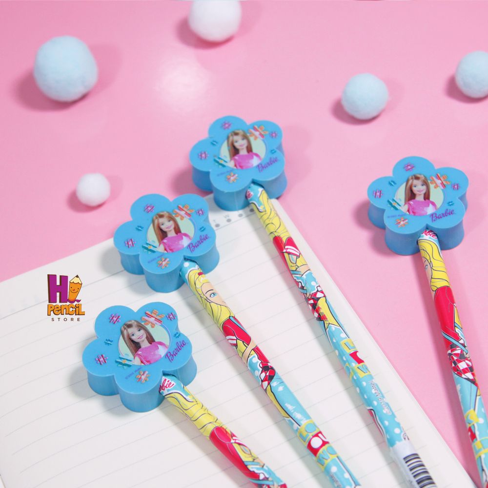 Bút Chì Chuốt Barbie Hoa Xanh