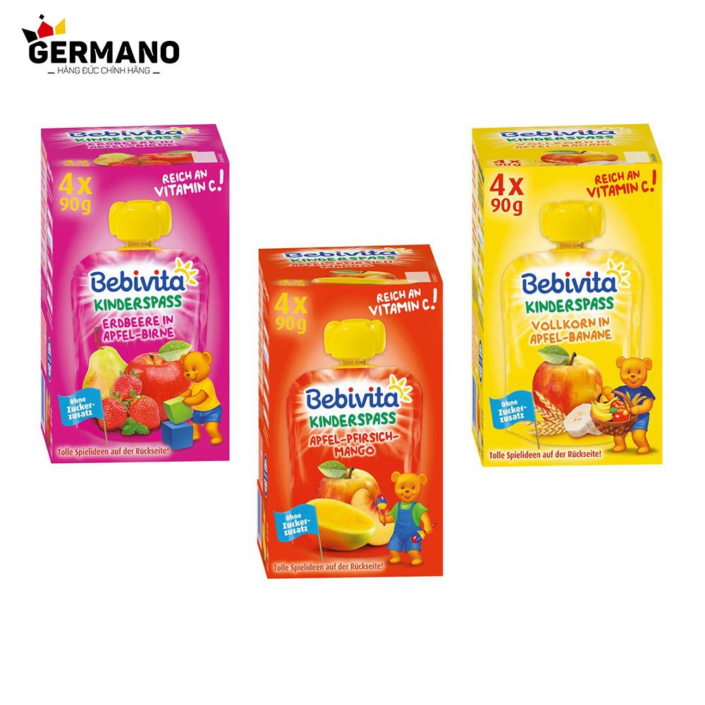 Thực Phẩm Sinh Tố Bổ Sung Bebivita (Táo+Chuối)