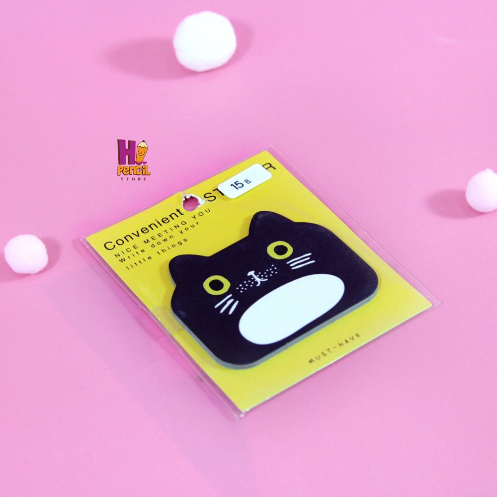 Giấy Note Mèo Đen