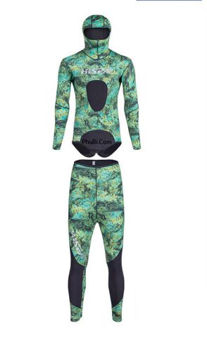  Đồ Lặn Bắn Cá Wetsuit 1.5 mm HISEA Ngụy Trang - AL003 