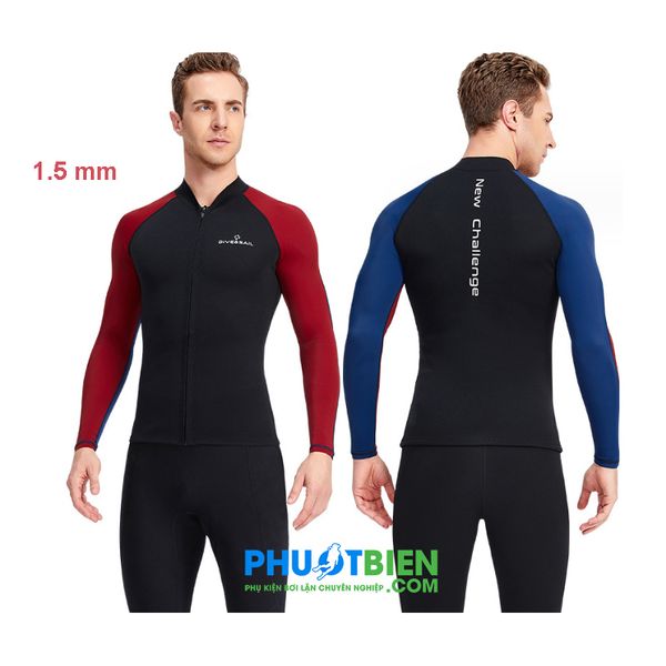 Quần áo bơi lặn giữ nhiệt Wetsuit Nam 1.5 mm