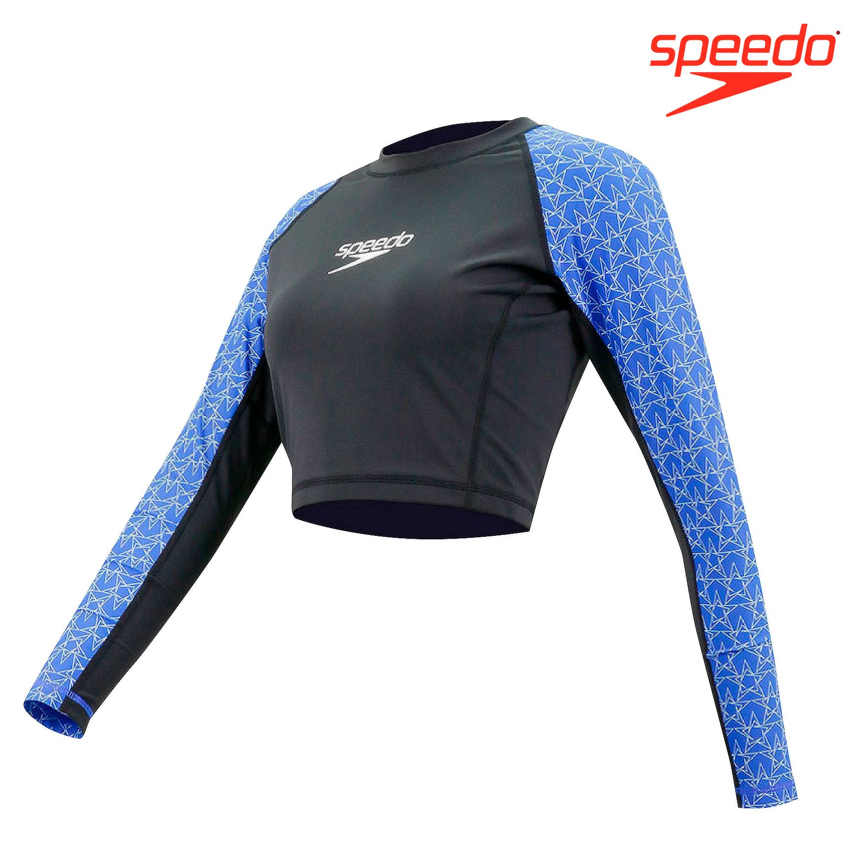 Áo Bơi Nữ Dài Tay Thân Lửng Croptop Speedo - SP20094