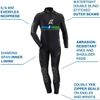 Bộ Đồ Lặn Người Nhái CR SAKURA Wetsuit 5/4mm - AL101