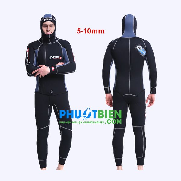 Bộ đồ lặn người nhái CR Neoprene Wetsuit 5-10 mm