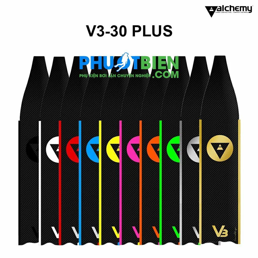 Chân Nhái Lặn Freedive Carbon Alchemy V3-30-Plus Fins - CNV3-Plus