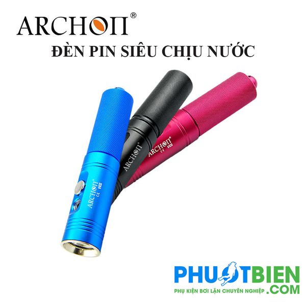 Đèn Pin Led Lặn Biển Chống Thấm Nước ARCHON chính hãng