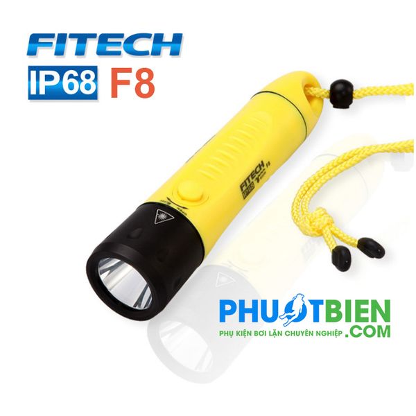 Đèn Pin Led Lặn Biển Chống Thấm Nước FITECH F8 chính hãng