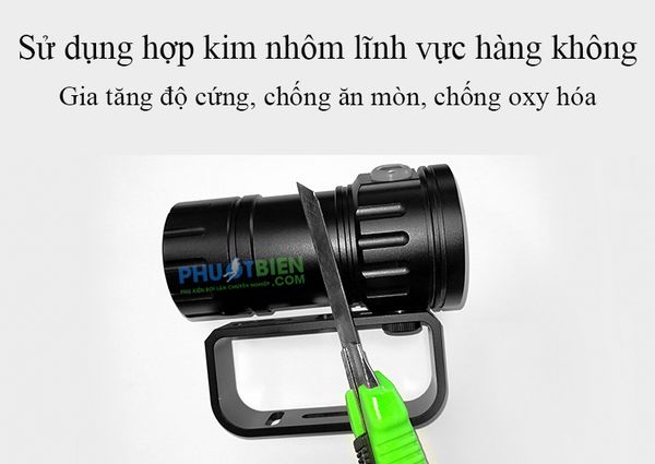 Đèn Pin Led Lặn Biển Chống Thấm Nước Đa Chức Năng FLashlight  QH14-7