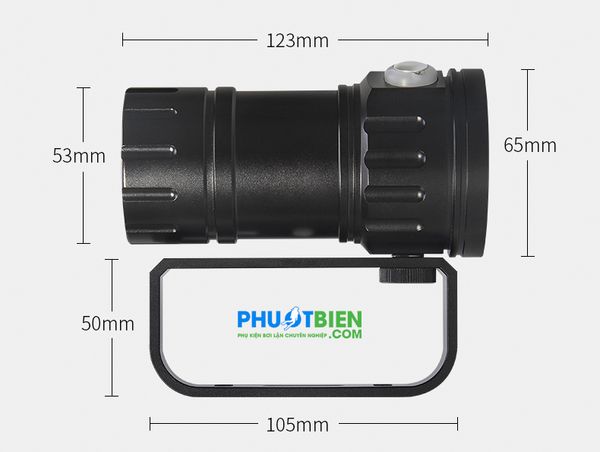 Đèn Pin Led Lặn Biển Chống Thấm Nước Đa Chức Năng FLashlight  QH14-7