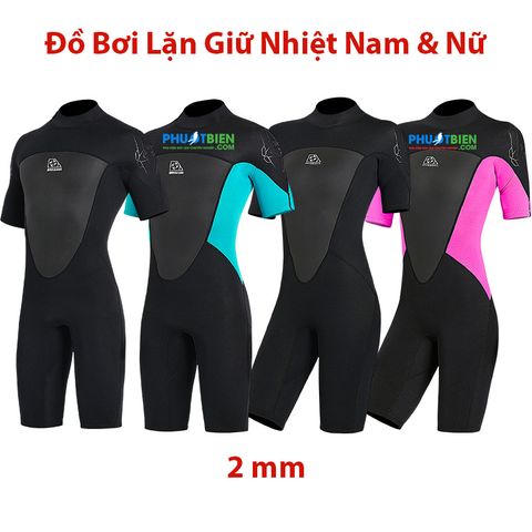  Đồ Bơi Lặn Đôi Giữ Nhiệt Wetsuit Nam Nữ 2MM - ALD232 