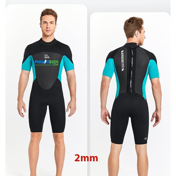 Wetsuit Bơi Lặn Giữ Nhiệt Nam & Nữ Dạng Lửng 2MM