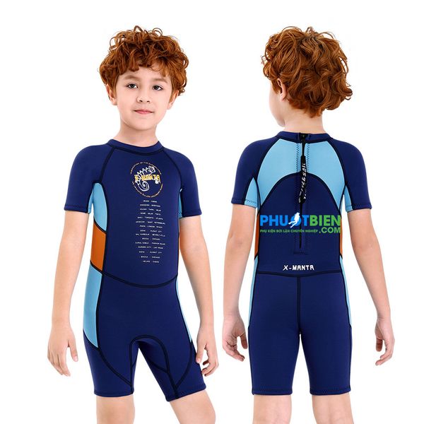 Đồ Bơi Giữ Nhiệt Cho Bé Trai Wetsuit X-Manta