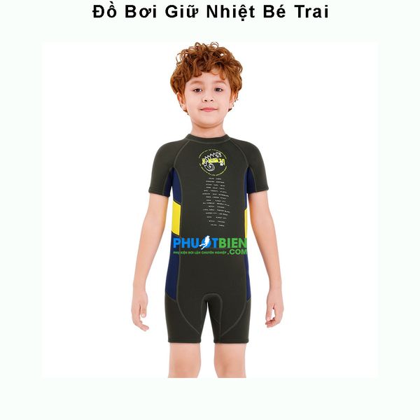 Đồ Bơi Giữ Nhiệt Cho Bé Trai Wetsuit X-Manta