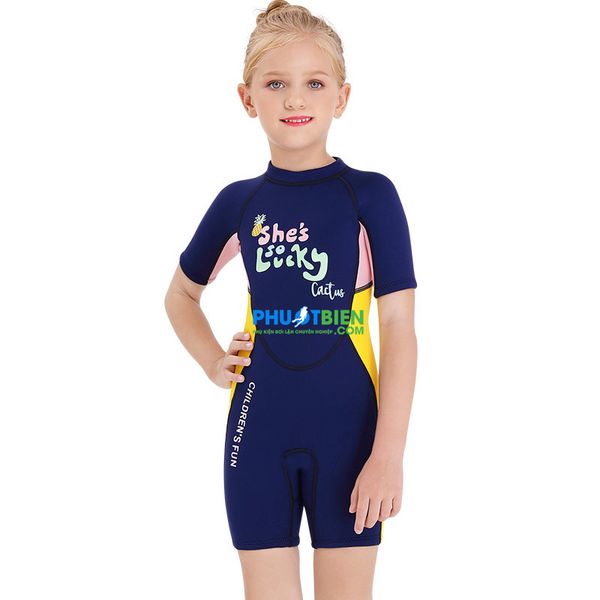 Đồ Bơi Wetsuit Chống Lạnh & Chống Thấm Cho Bé Gái