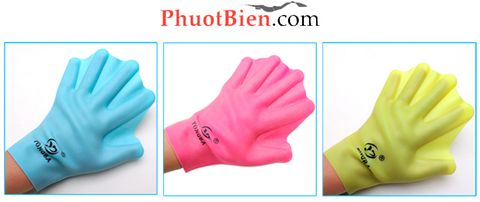  Găng Tay Bơi Màng Ếch Silicone 