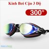 Kính Bơi Cận Chống Mờ Chống Lóa Tặng Kèm Bịt Tai & Bịt Mũi