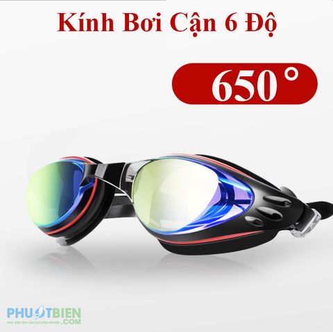  Kính Bơi Cận Chống Mờ Chống Lóa Tặng Kèm Bịt Tai & Bịt Mũi 