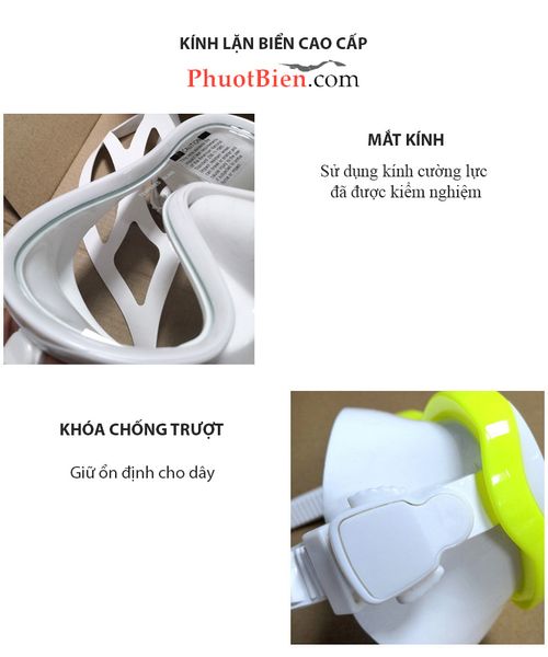 Kính lặn biển snorkeling & freediving mask