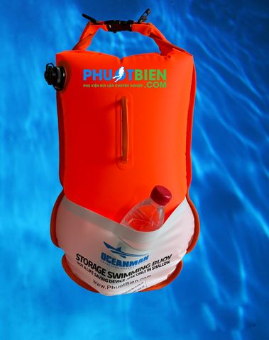  Phao Bơi OCEANMAN Đường Dài Kiêm Ba Lô Túi Khí Kép Đựng Đồ Bơi 35L 102 