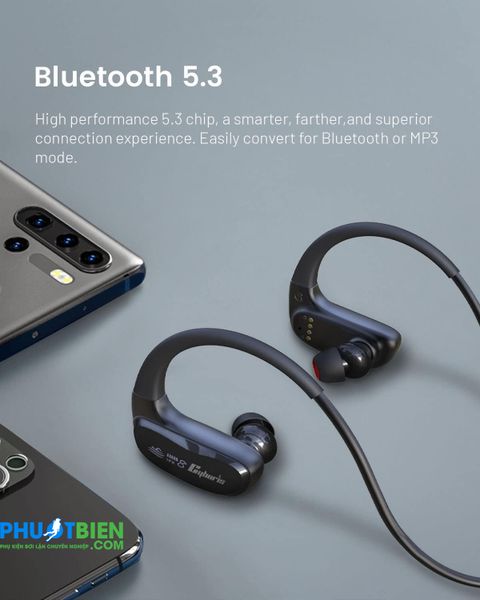 Tai nghe bluetooth không dây chống nước waterproof bluetooth headphones