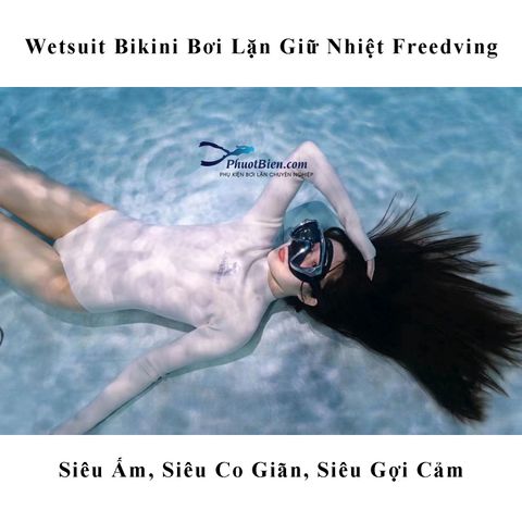  Wetsuit Bikini Bơi Lặn Giữ Nhiệt Nữ 2mm - ALN09 