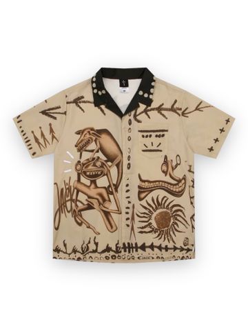 SM Travis Sc Painter's Button Up - Tan