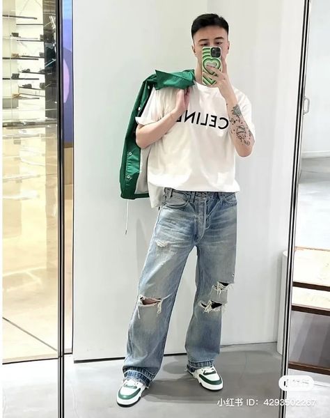 Jean Céline Wesley Westside - Taille 32 - Délavé Bleu Denim - Coupe Droite - Neuf Sans étiquettes